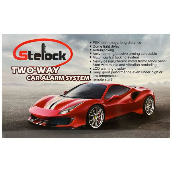 دزدگیر استیلاک جفت ریموت شارژی(اسپای)